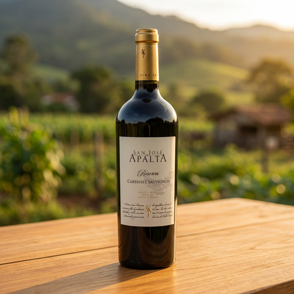 VINHO CHILENO SAN JOSÉ DE APALTA RESERVA CABERNET SAUVIGNON