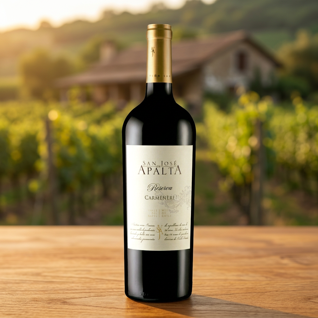 VINHO CHILENO SAN JOSÉ DE APALTA RESERVA CARMENERE