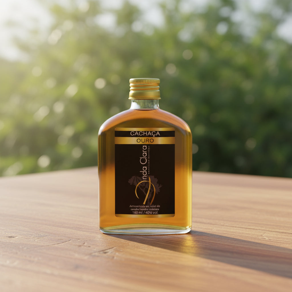 CACHAÇA CARVALHO FRANCÊS E AMBURANA ONDA CLARA 160 ML