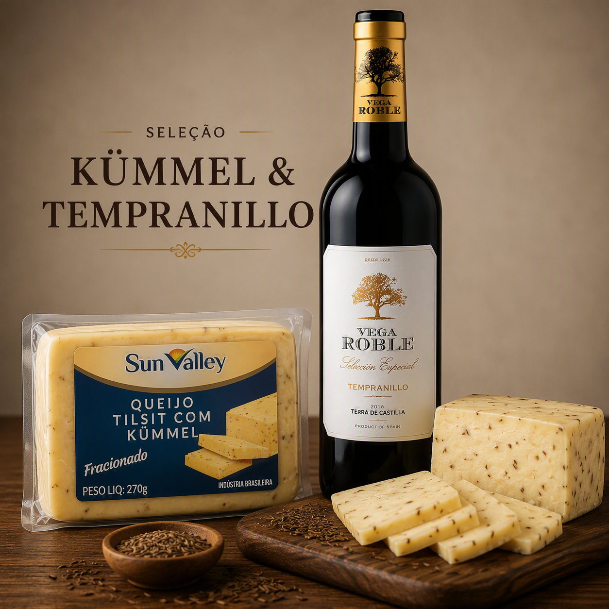 KÜMMEL E TEMPRANILLO