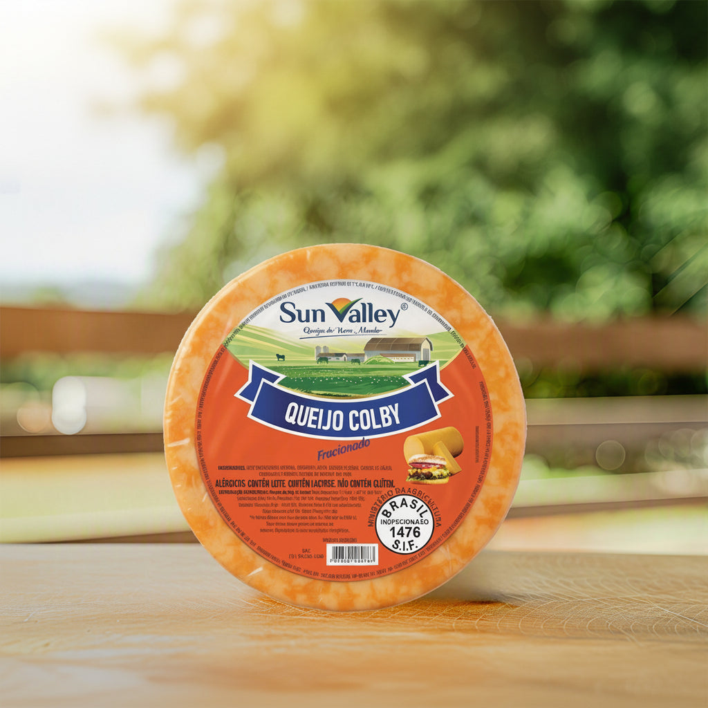 QUEIJO TIPO COLBY SUN VALLEY FRACIONADO 180G