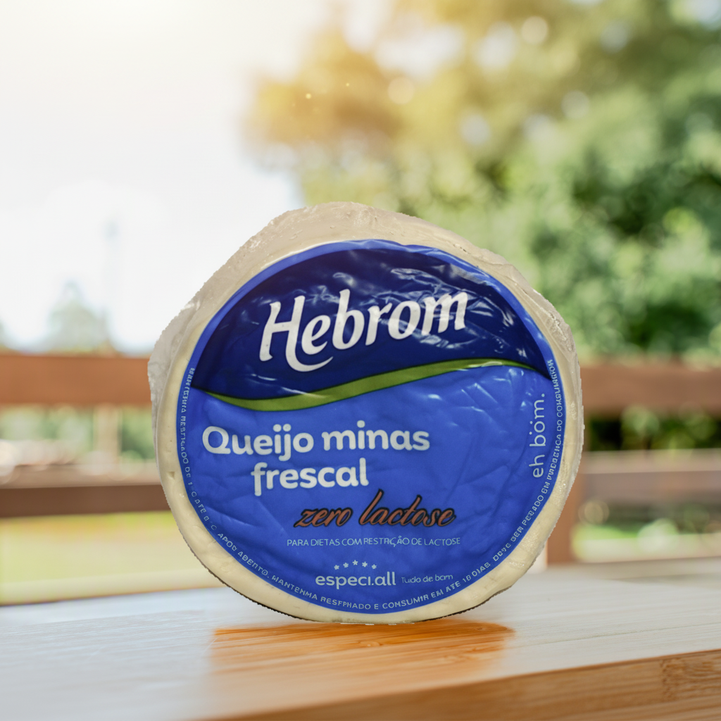 QUEIJO MINAS FRESCAL ZERO LACTOSE HEBROM (APROX. 450G)