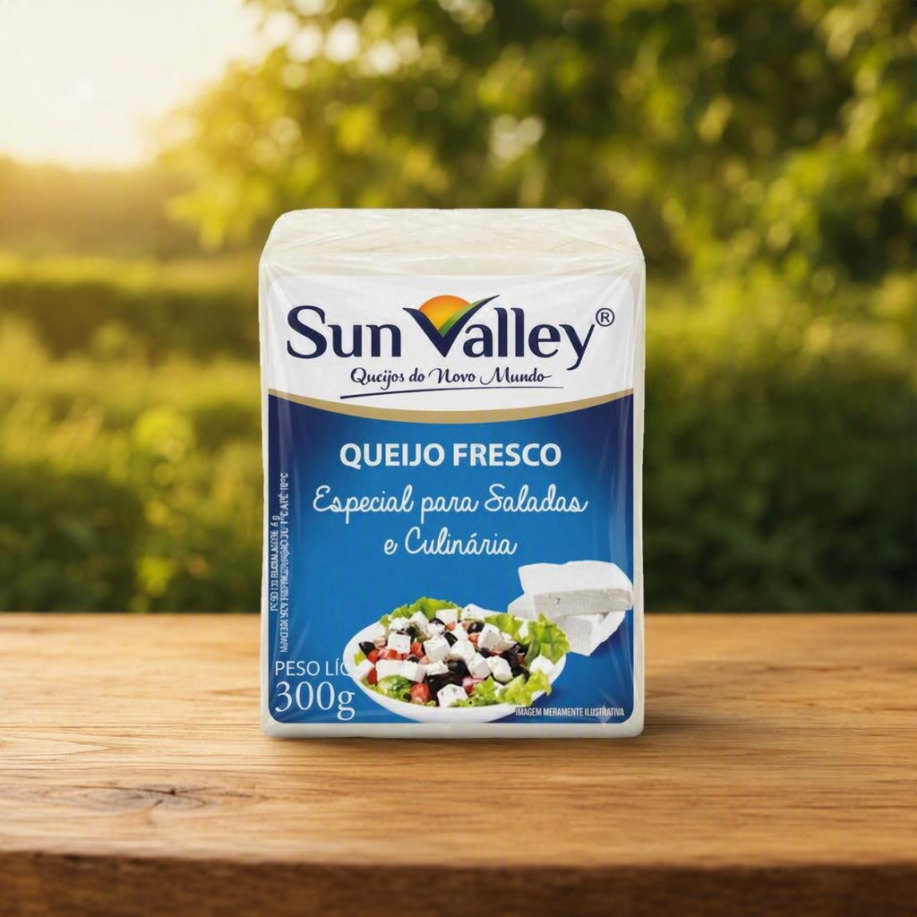 QUEIJO FRESCO CULINÁRIO SUN VALLEY FRACIONADO 300G (TIPO FETA)