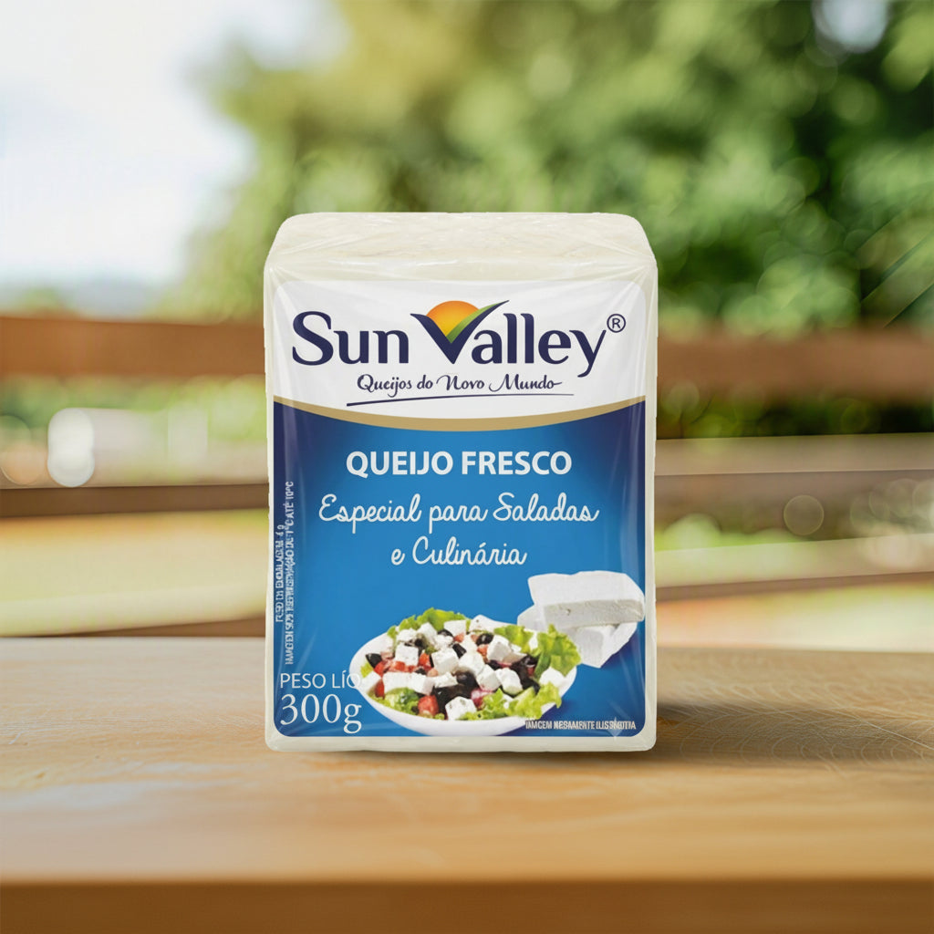 QUEIJO FRESCO CULINÁRIO SUN VALLEY FRACIONADO 300G (TIPO FETA)