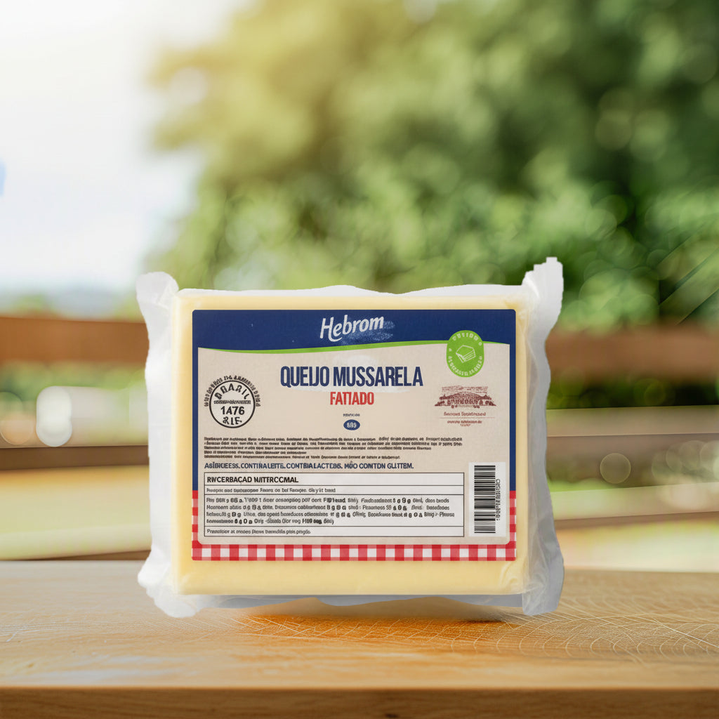 QUEIJO MUSSARELA HEBROM FATIADA 400G