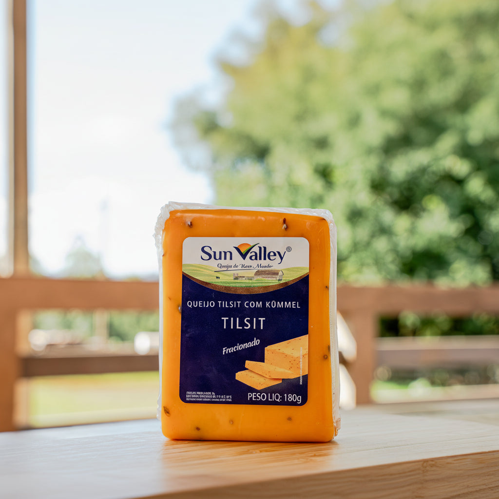 QUEIJO TILSIT C/ KÜMMEL SUN VALLEY FRACIONADO 180G
