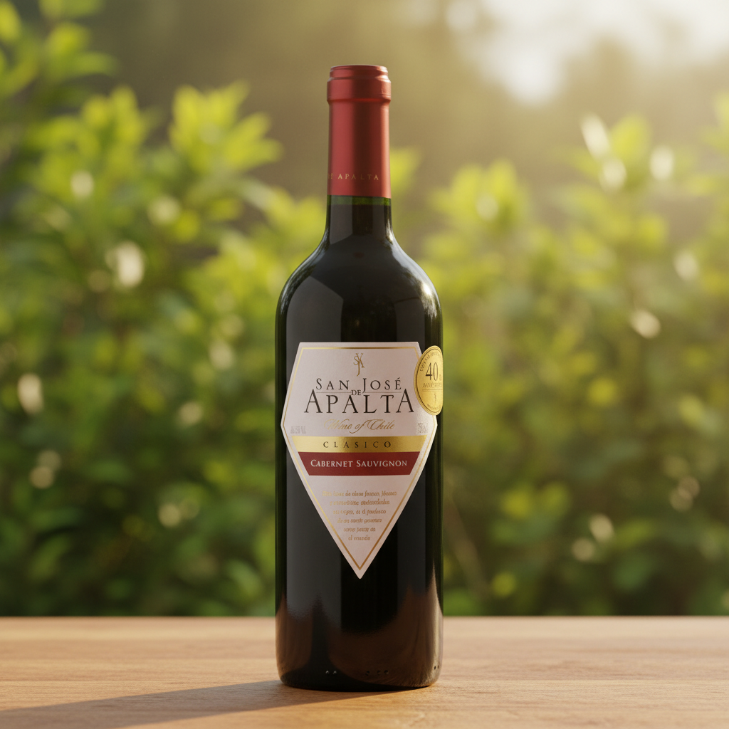 VINHO CHILENO SAN JOSÉ DE APALTA CLÁSICO CABERNET SAUVIGNON