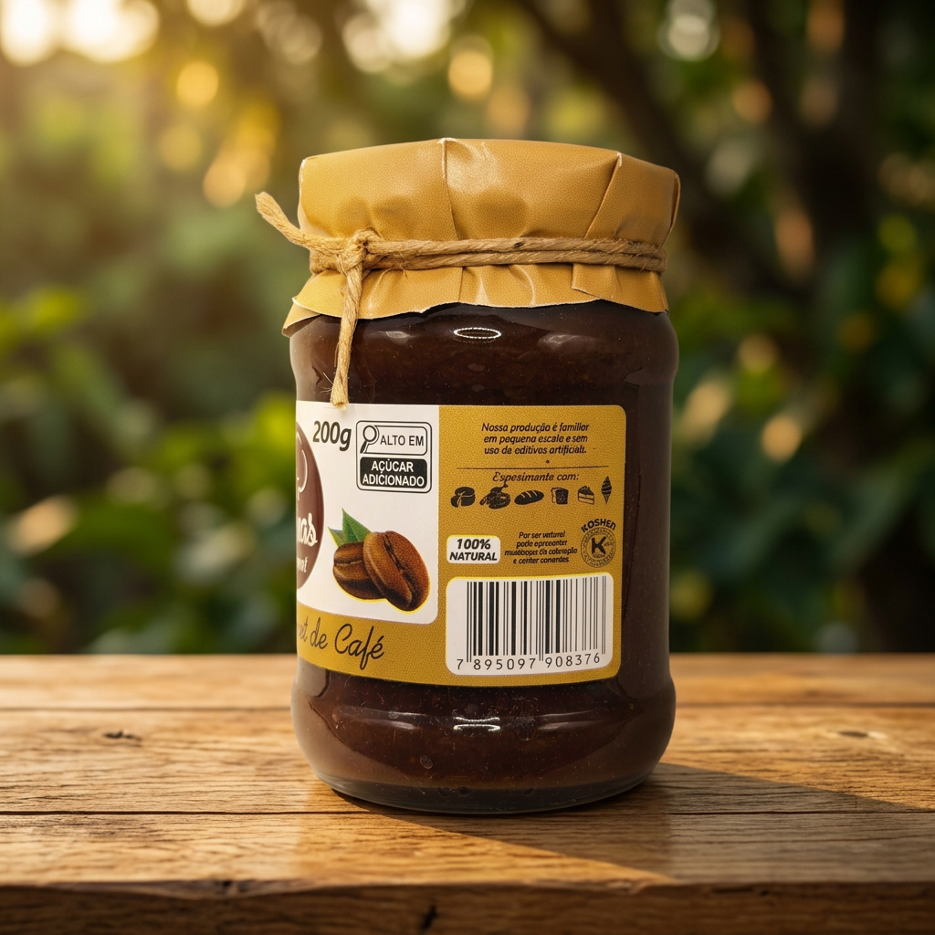 GELEIA ARTESANAL GOURMET DE CAFÉ 200G