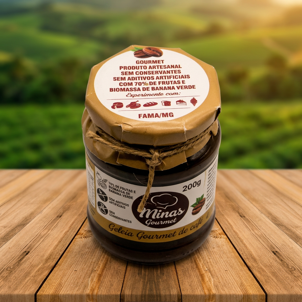GELEIA ARTESANAL GOURMET DE CAFÉ 200G