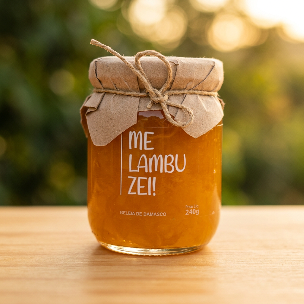 GELEIA ARTESANAL GOURMET DE DAMASCO 240G