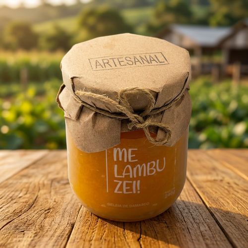 GELEIA ARTESANAL GOURMET DE DAMASCO 240G