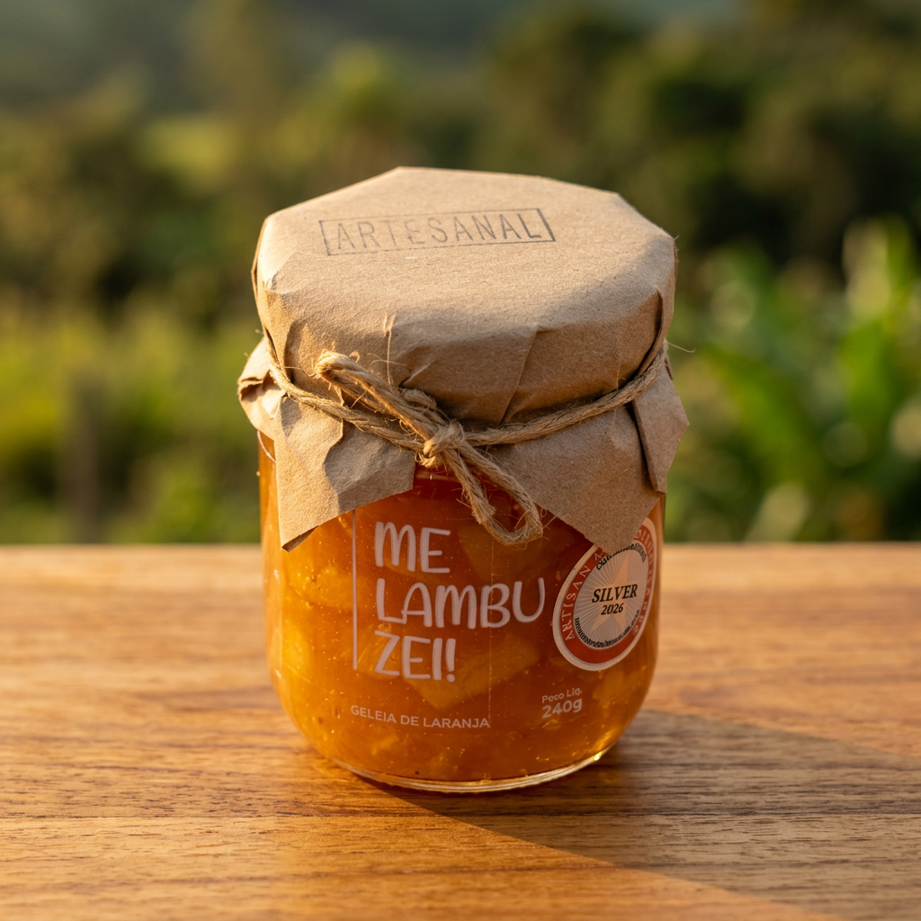 GELEIA ARTESANAL GOURMET DE LARANJA 240G
