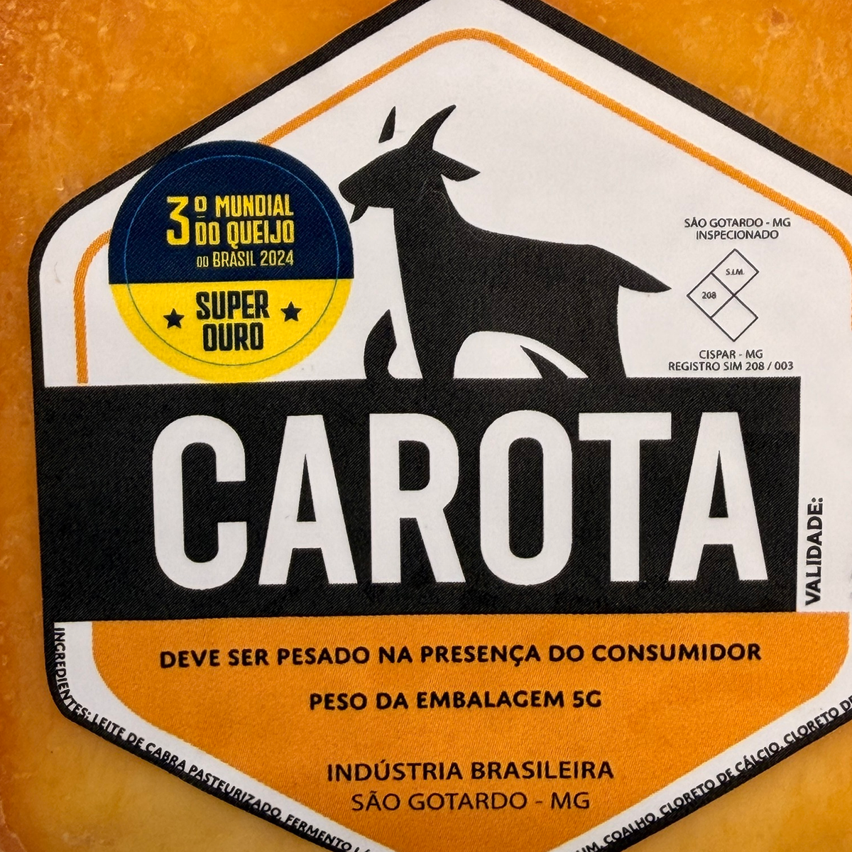 QUEIJO DE CABRA CAROTA 150G