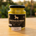 QUEIJO DE CABRA CRISTAIS DE MINAS ALHO POTE 140G